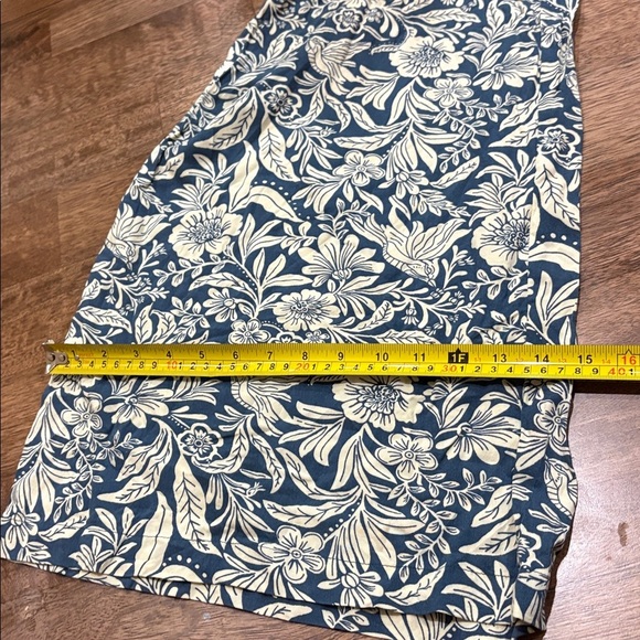 Patrons of peace teal floral strapless romper jumpsuit. Large NWT - Picture 10 of 10